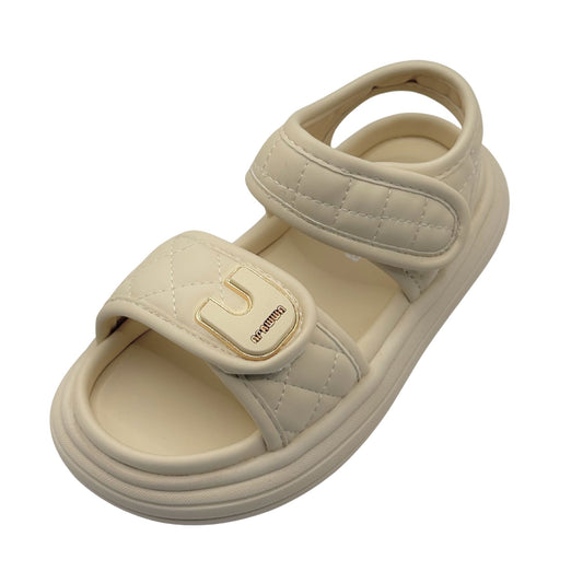 Apawwa Girls’ Sandals – Double Velcro | Adjustable Fit (N1334P_N1335P)