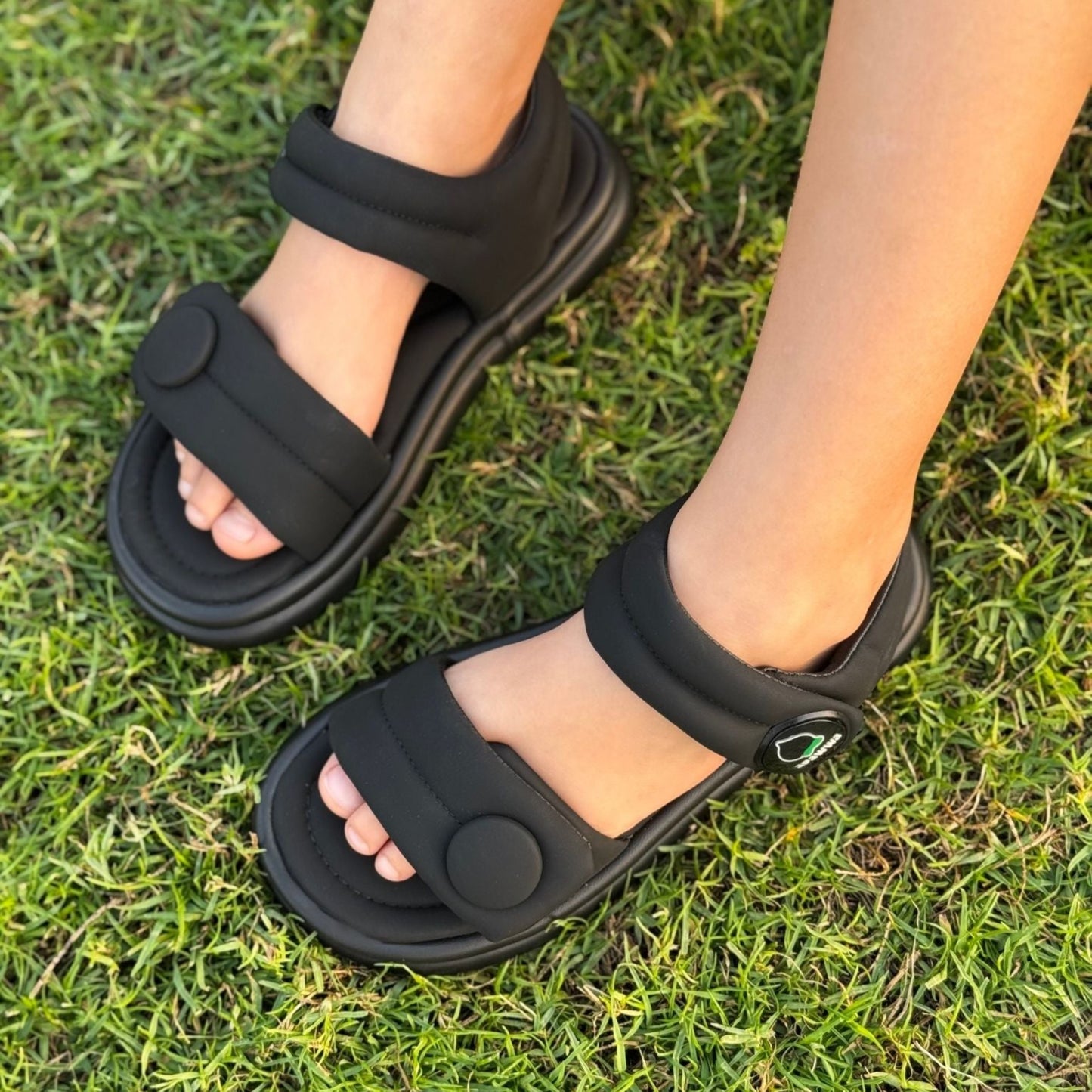 Apawwa Girls’ Sandals – Double Velcro | Adjustable Fit (N1339P_N1340P)