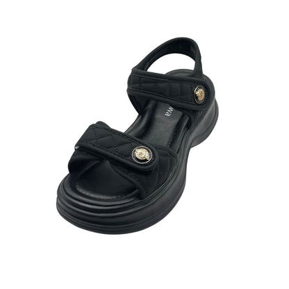 Apawwa Girls’ Sandals – Double Velcro | Adjustable Fit (N1355R)