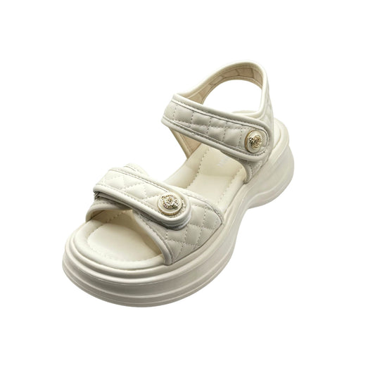 Apawwa Girls’ Sandals – Double Velcro | Adjustable Fit (N1355R)