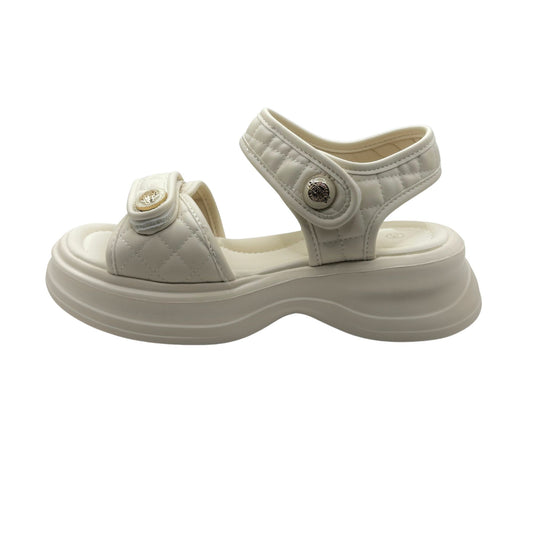 Apawwa Girls’ Sandals – Double Velcro | Adjustable Fit (N1355R)
