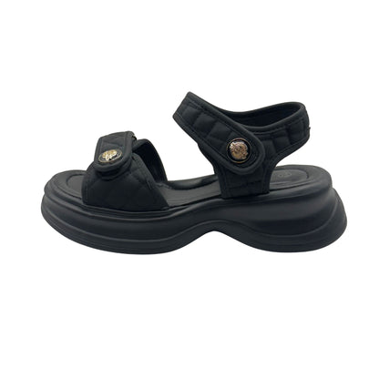 Apawwa Girls’ Sandals – Double Velcro | Adjustable Fit (N1355R)