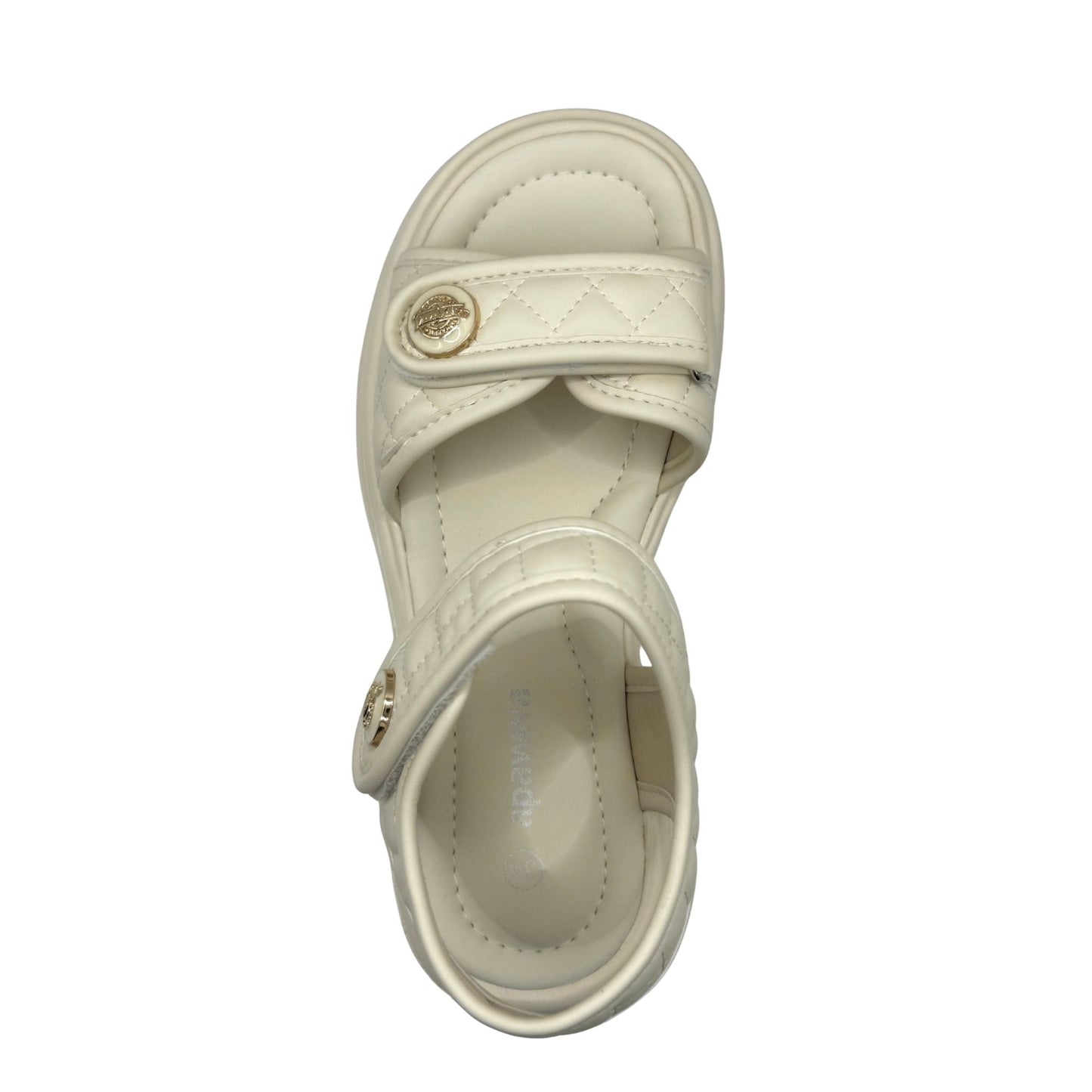 Apawwa Girls’ Sandals – Double Velcro | Adjustable Fit (N1355R)