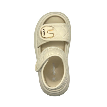 Apawwa Girls’ Sandals – Double Velcro | Adjustable Fit (N1334P_N1335P)